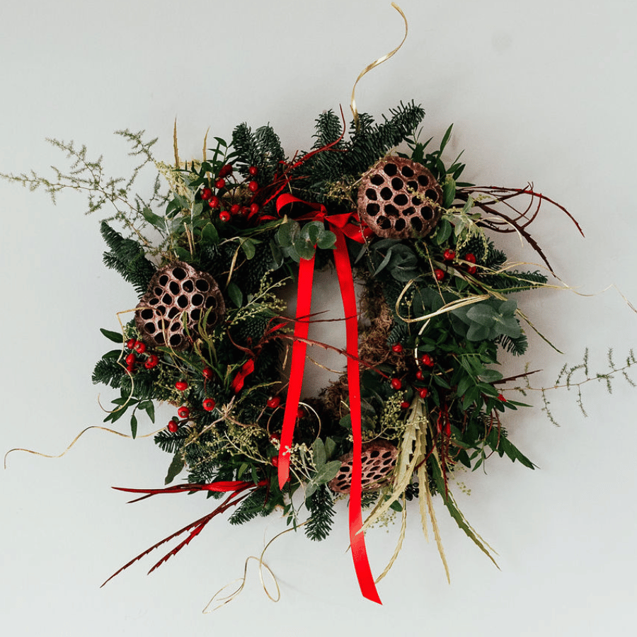 The Hampshire Florist - "Christmas Eve" Christmas Wreath