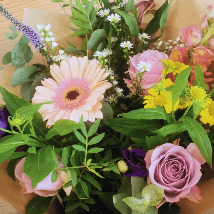 “In Bloom” Pretty Mixed Spring Bouquet by The Hampshire Florist 3
