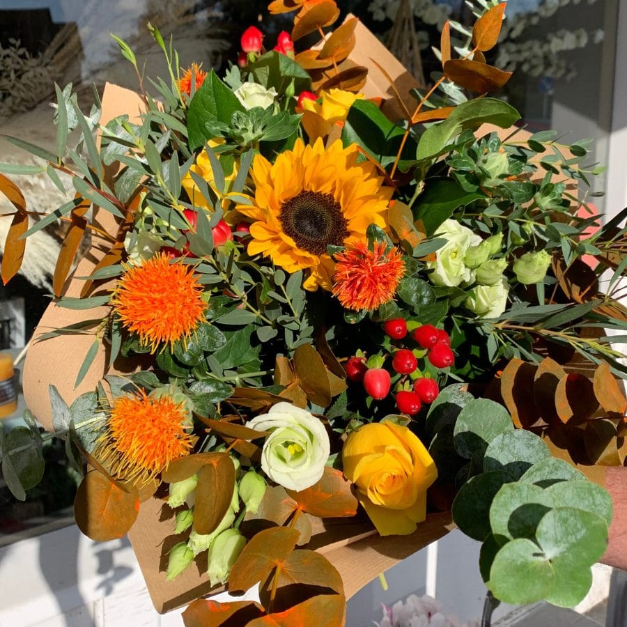 "autumn florist's choice bouquet" <br>order by price